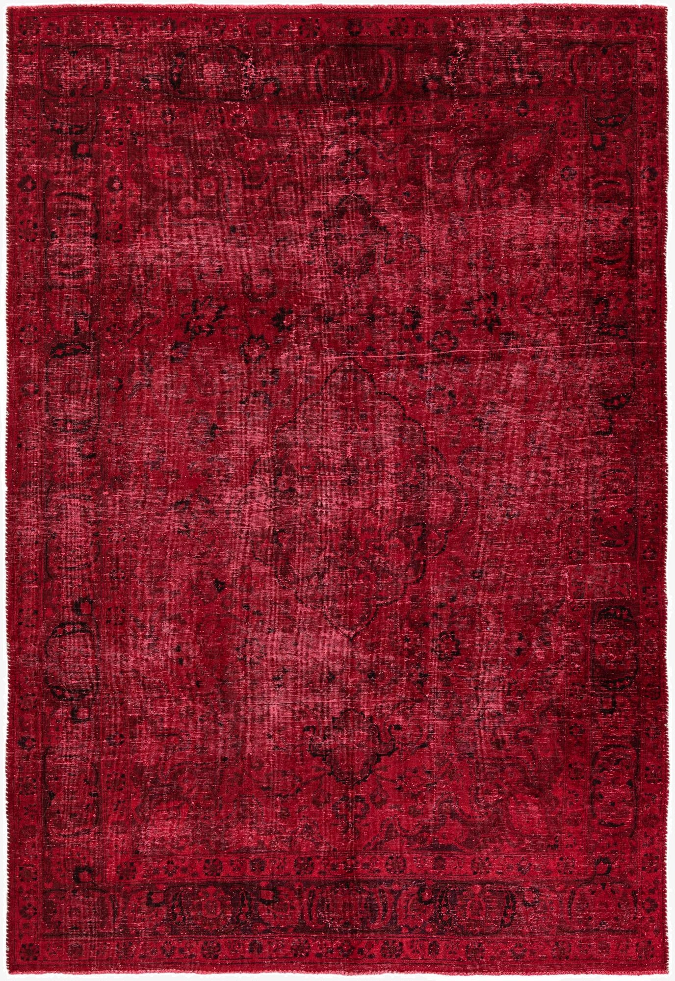  7' x 10' 3  Hand Knotted Ultra Vintage Persian Wool Rug