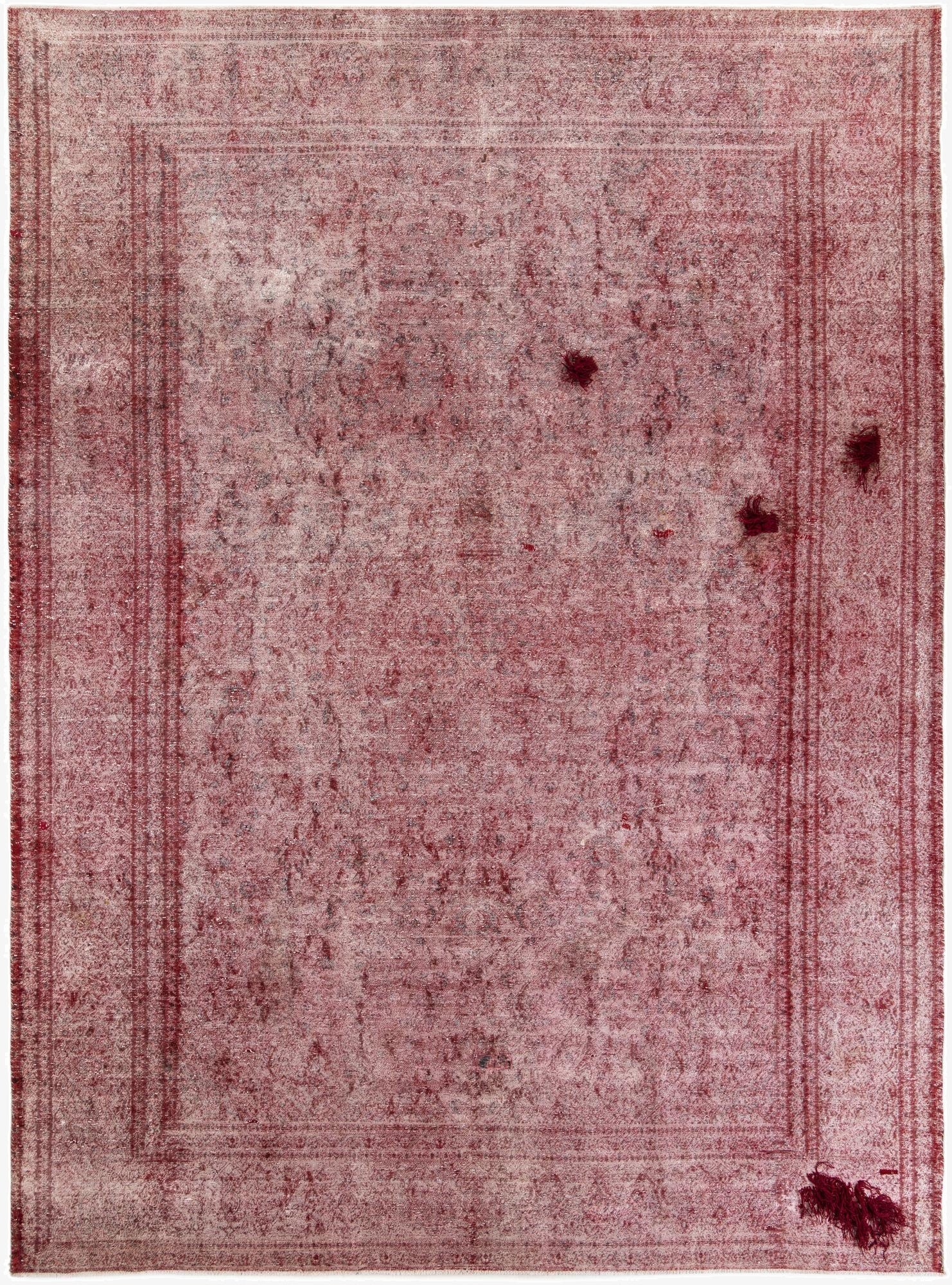  10' x 13' 6  Hand Knotted Ultra Vintage Persian Wool Rug