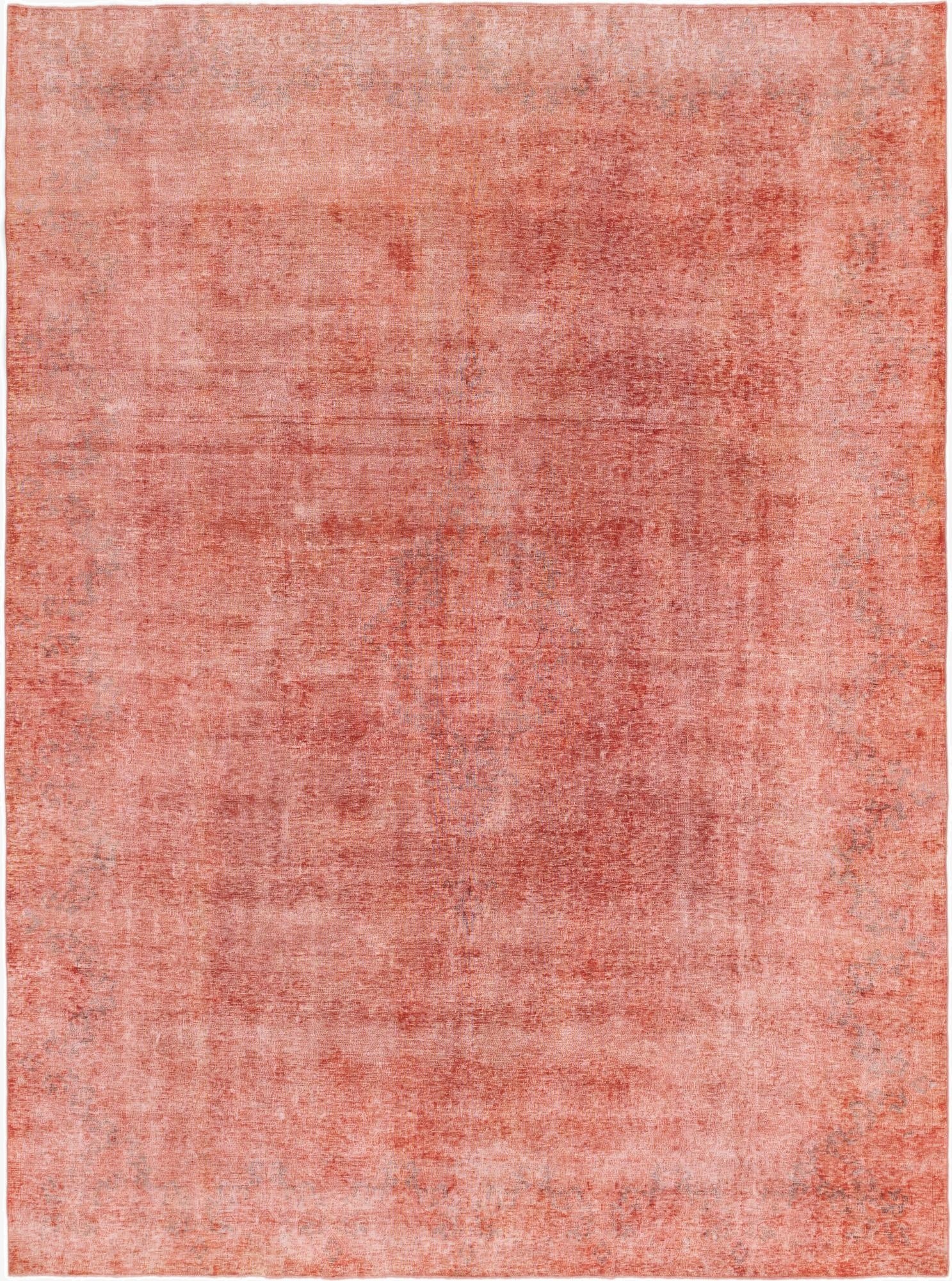  9' 8 x 13'  Hand Knotted Ultra Vintage Persian Wool Rug