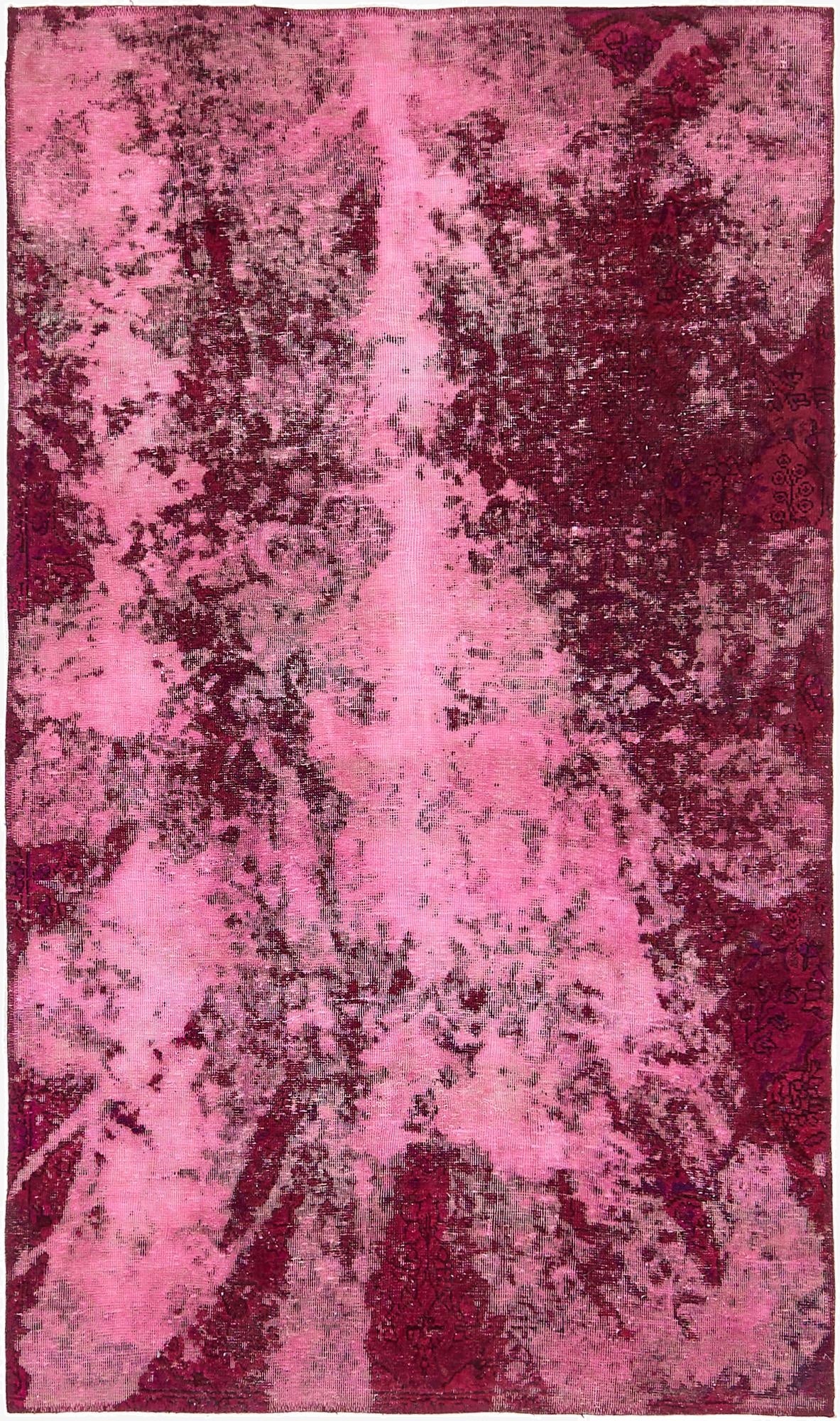  4' 3 x 7' 4  Hand Knotted Ultra Vintage Persian Wool Rug