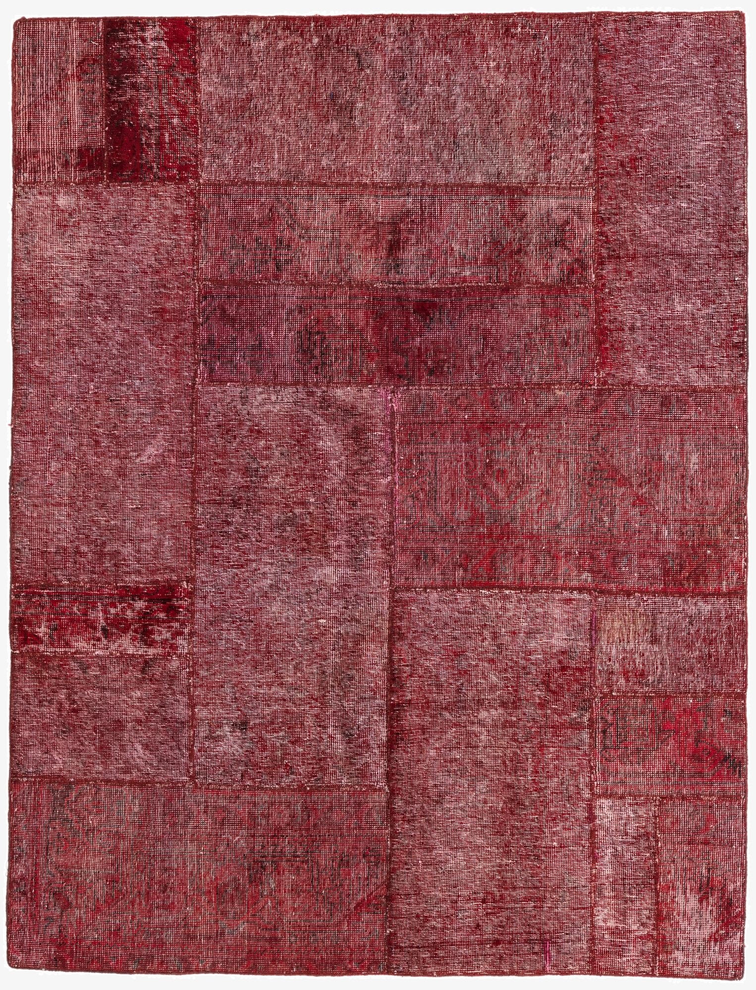  4' 9 x 6' 3  Hand Knotted Ultra Vintage Persian Wool Rug