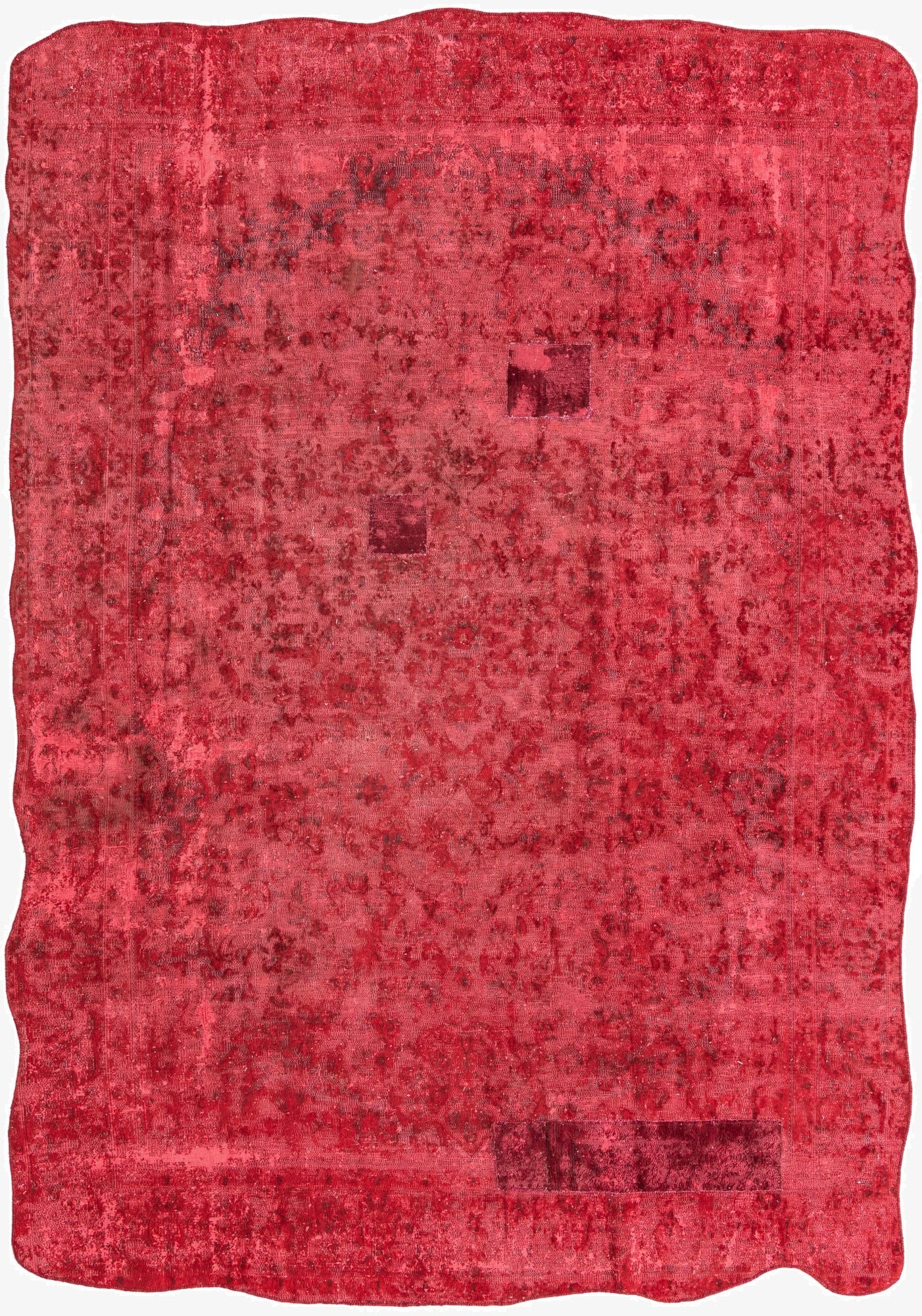  7' 7 x 10' 9  Hand Knotted Ultra Vintage Persian Wool Rug