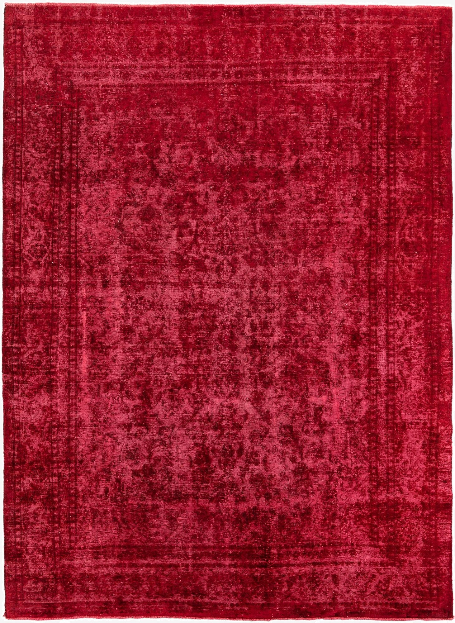  9' 1 x 12' 4  Hand Knotted Ultra Vintage Persian Wool Rug