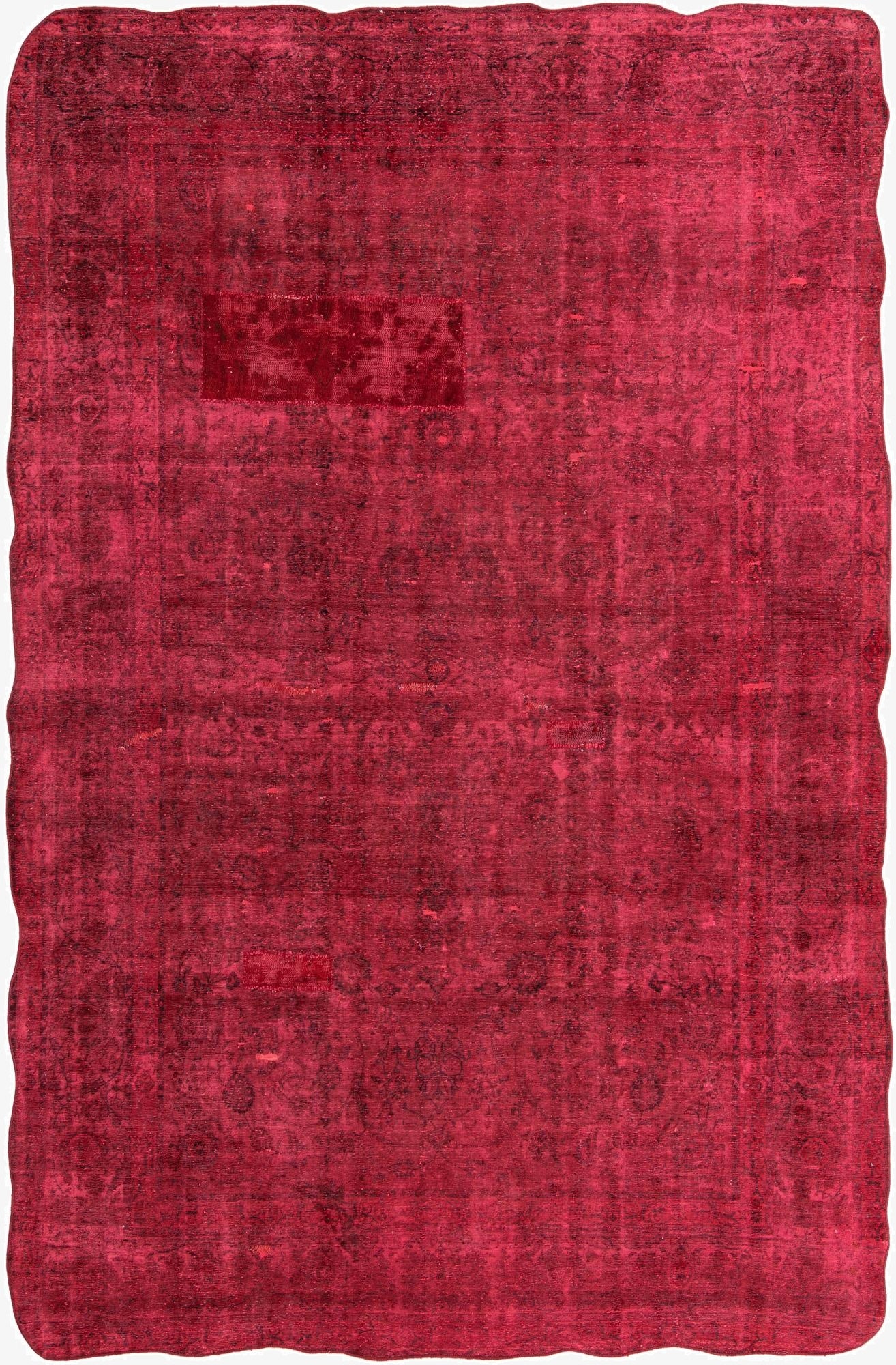  8' x 12' 4  Hand Knotted Ultra Vintage Persian Wool Rug