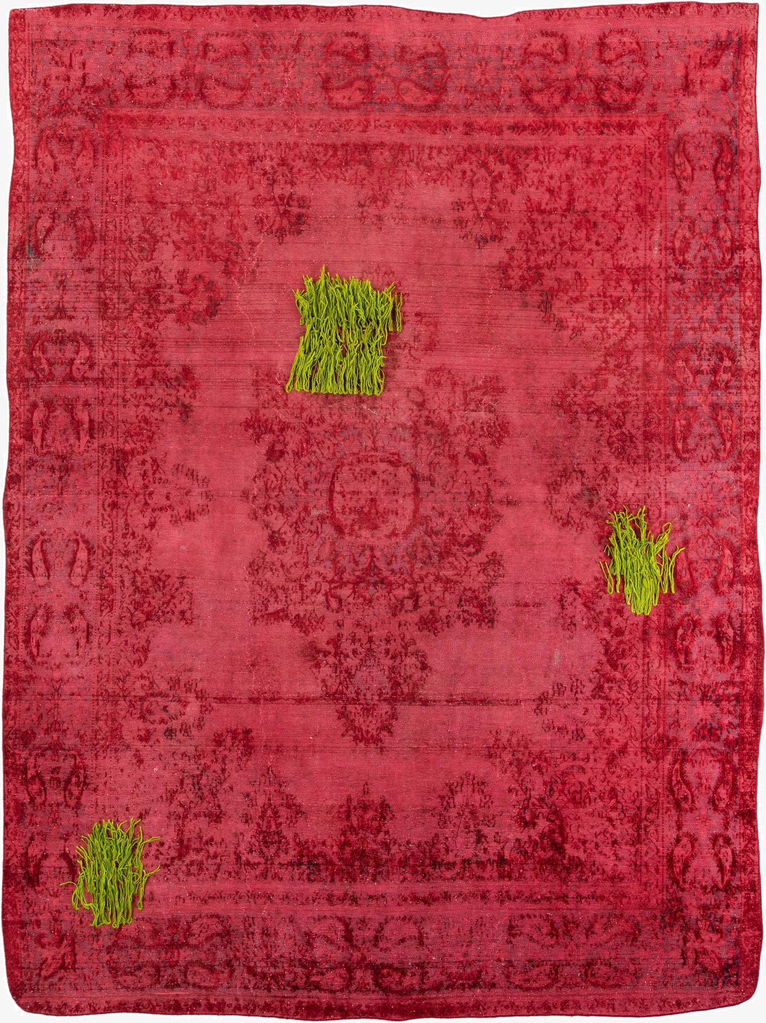  9' 4 x 12' 6  Hand Knotted Ultra Vintage Persian Wool Rug