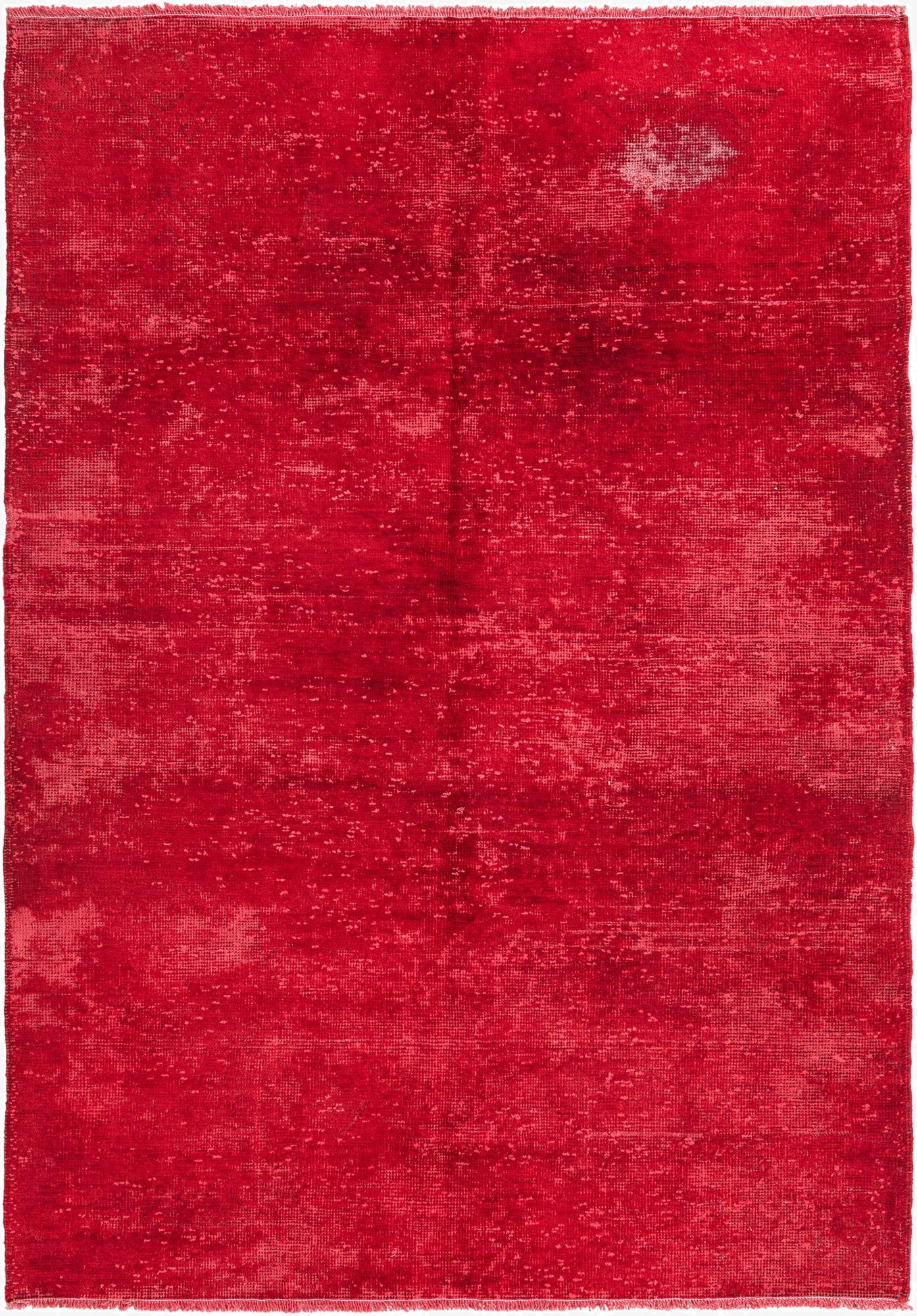  6' 8 x 9' 6  Hand Knotted Ultra Vintage Persian Wool Rug