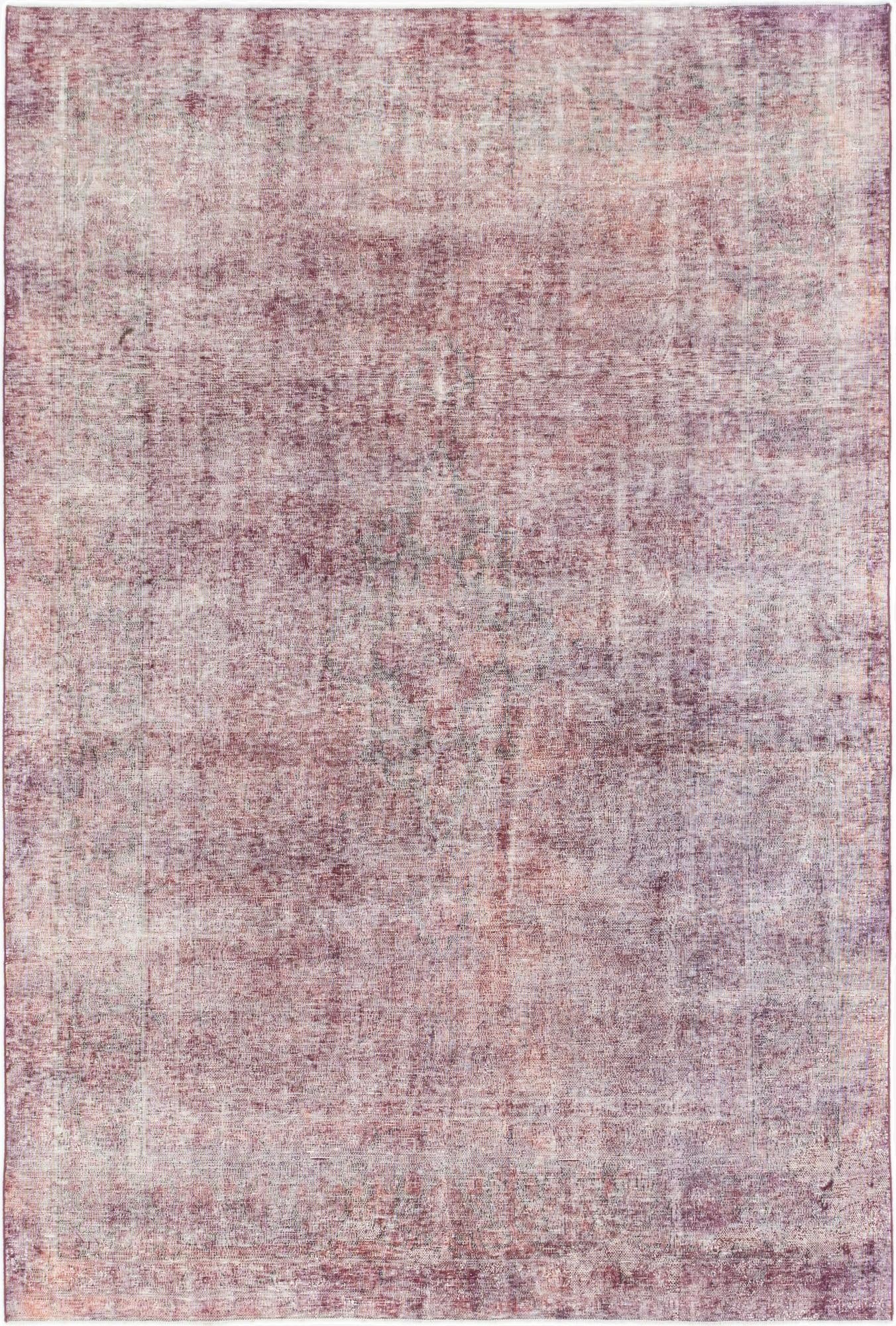  6' 5 x 9' 6  Hand Knotted Ultra Vintage Persian Wool Rug