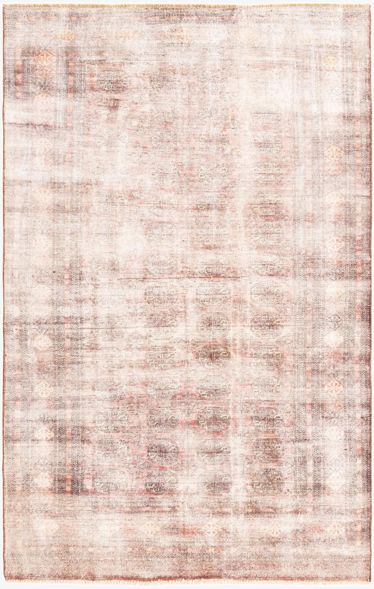  5' x 7' 6  Hand Knotted Ultra Vintage Persian Wool Rug