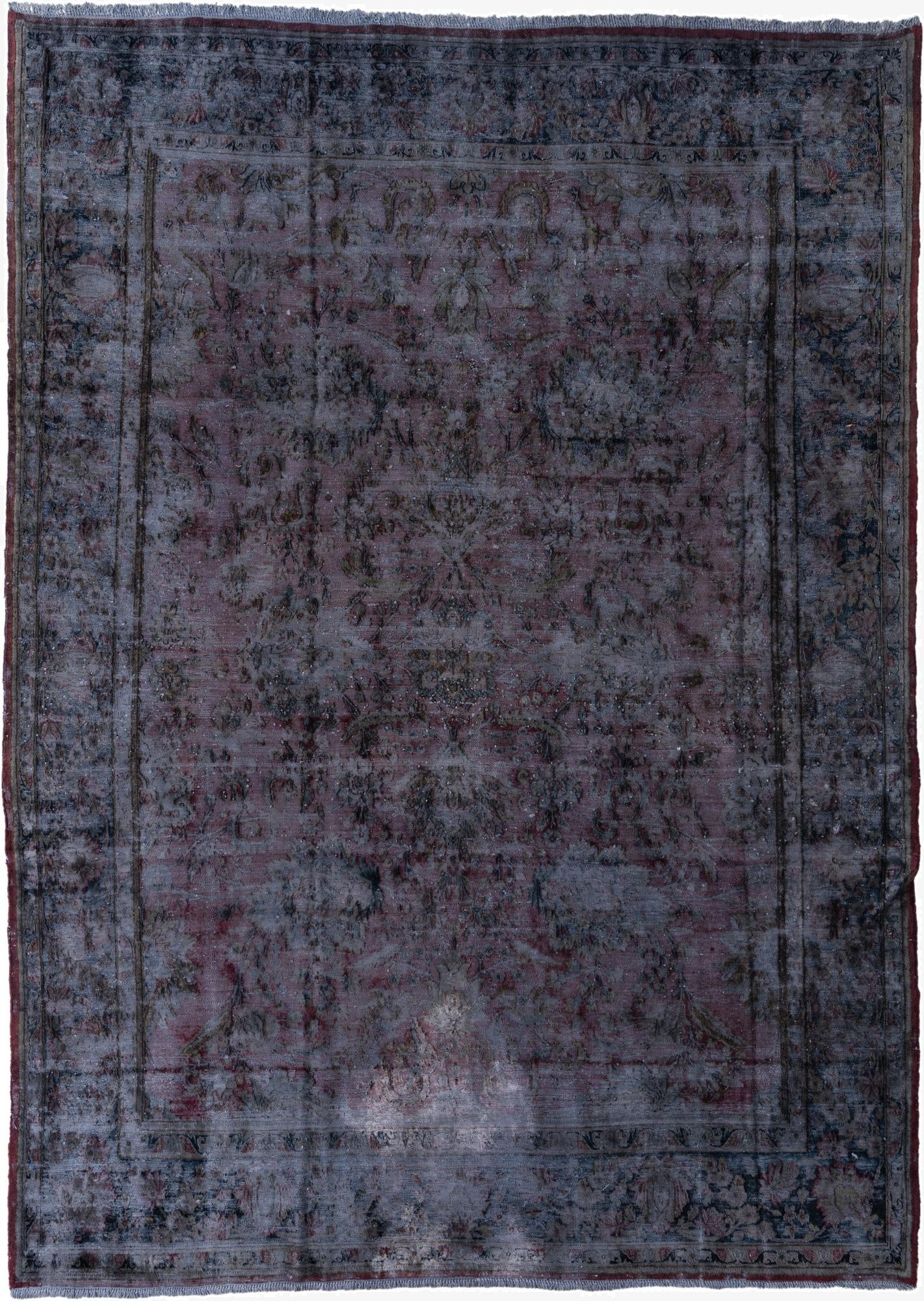 7' 10 x 10' 10  Hand Knotted Ultra Vintage Persian Wool Rug