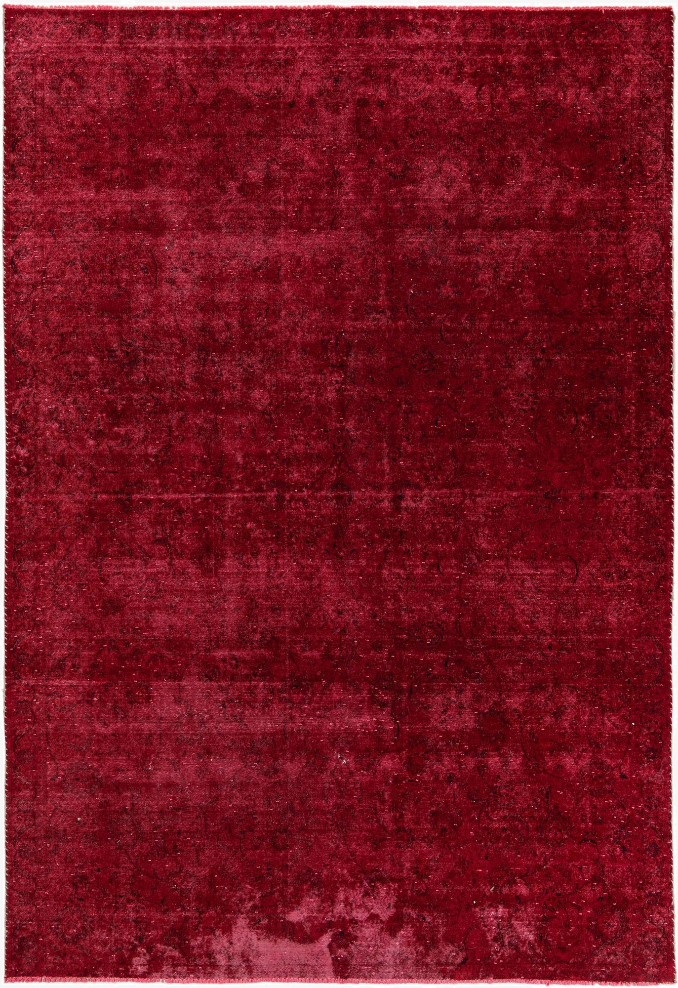  7' 2 x 10' 6  Hand Knotted Ultra Vintage Persian Wool Rug