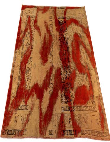 Detail image of  6' 4 x 9' 8 Vintage Royal Wool Rug