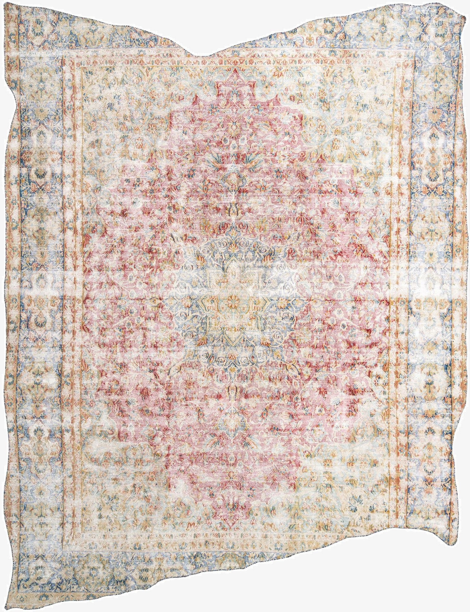  9' 6 x 10' 10 Vintage Royal Wool Rug