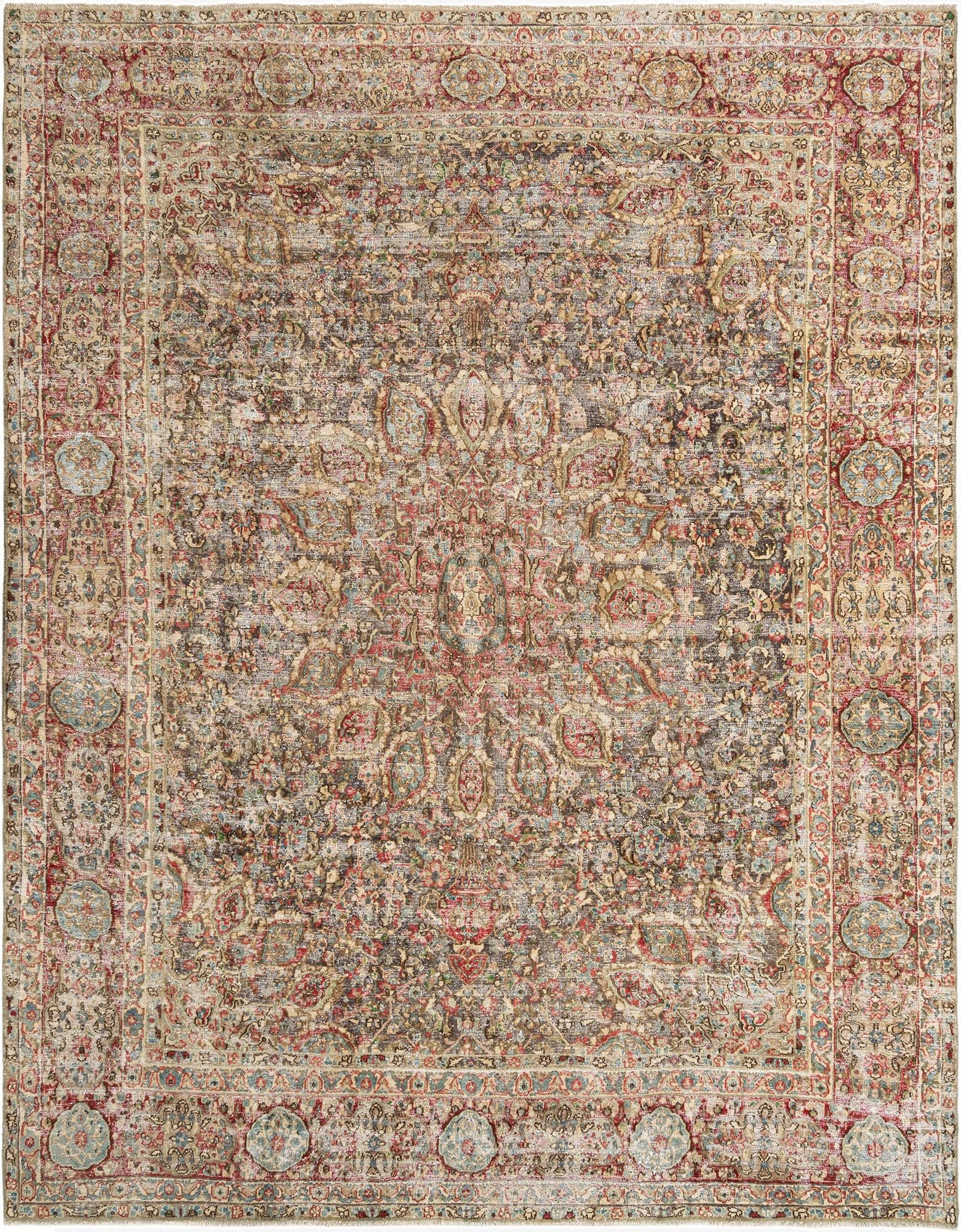  9' 8 x 12' 4 Vintage Royal Wool Rug