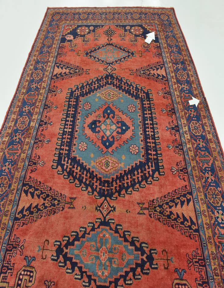 Detail image of  7' 10 x 11' 6  Hand Knotted Viss Persian Wool Rug