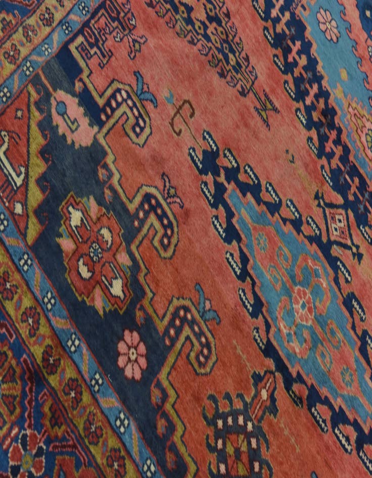 Detail image of  7' 10 x 11' 6  Hand Knotted Viss Persian Wool Rug