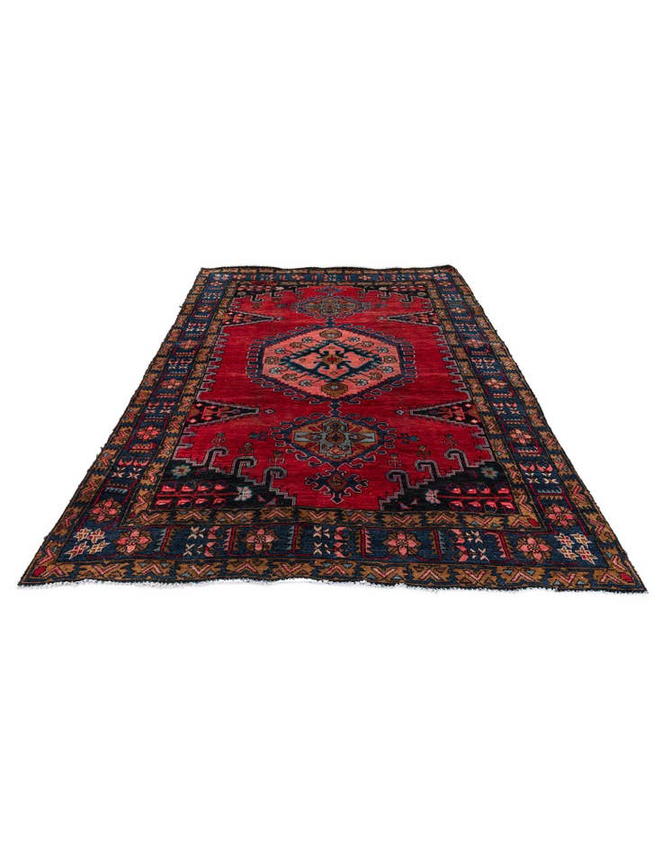 Detail image of 7' x 10' Hand Knotted Viss Persian Wool Rug