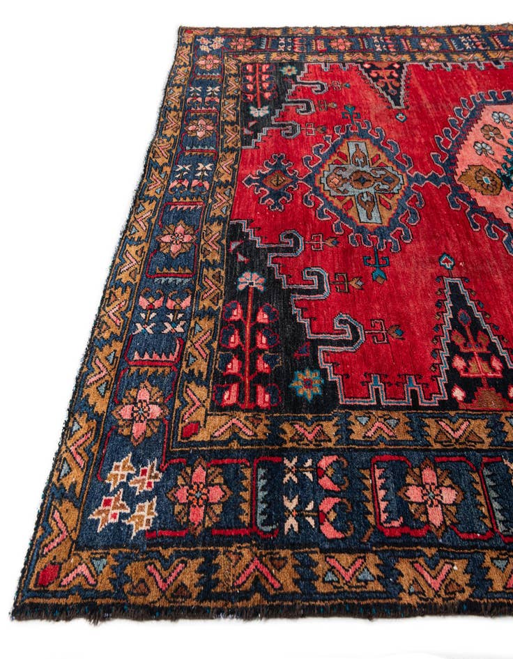 Detail image of 7' x 10' Hand Knotted Viss Persian Wool Rug