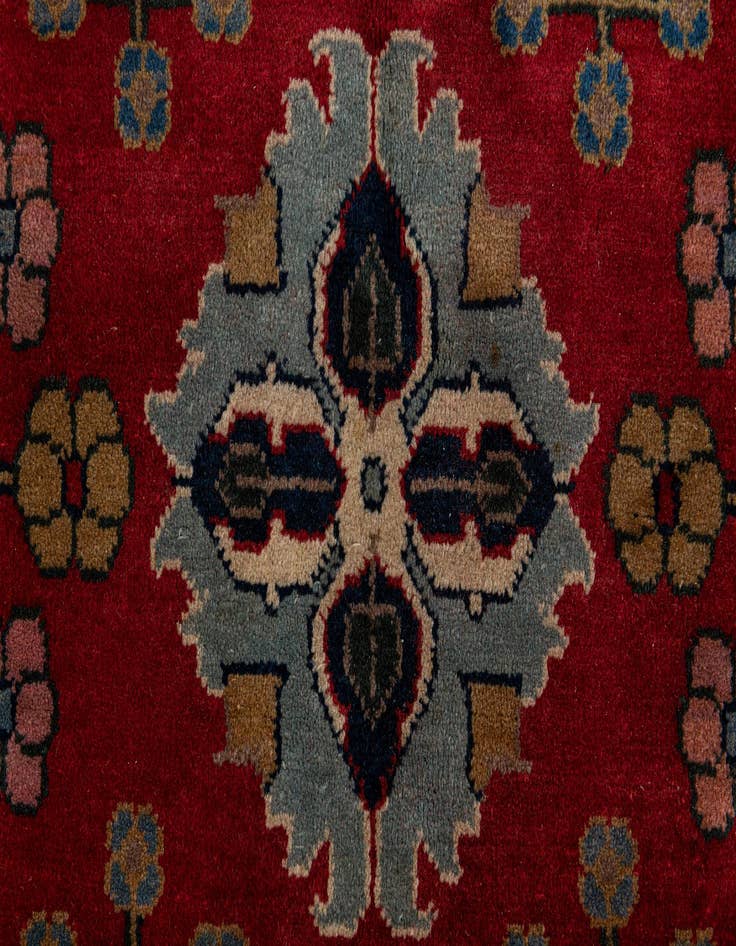 Detail image of  9' 9 x 13' 7  Hand Knotted Yalameh Wool Rug