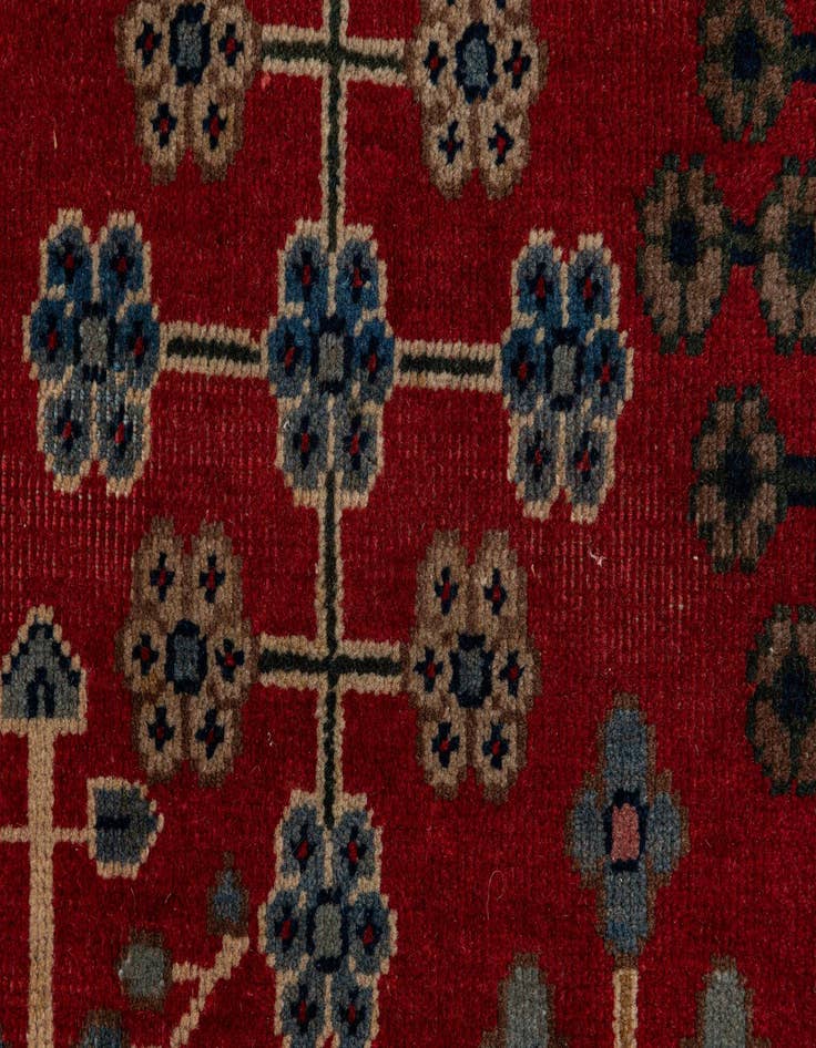 Detail image of  9' 9 x 13' 7  Hand Knotted Yalameh Wool Rug
