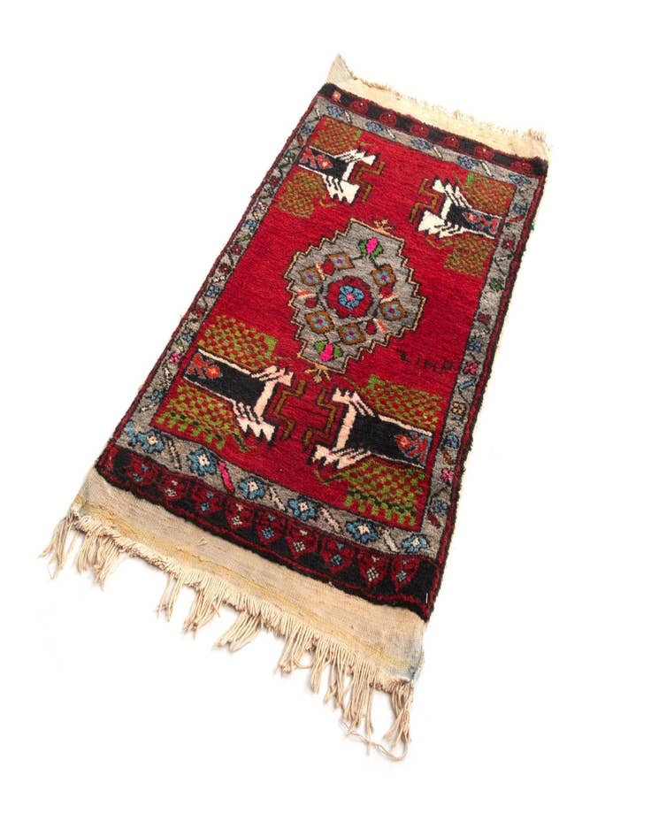 Detail image of  1' 8 x 3' 1 Yastik Rug