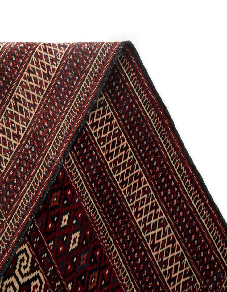 Detail image of  3' 3 x 4' 6  Hand Knotted Yomauth Persian Wool Rug