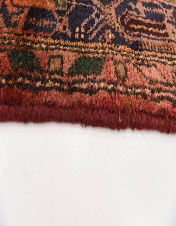 Detail image of  4' 3 x 7' 10  Hand Knotted Zanjan Persian Wool Rug