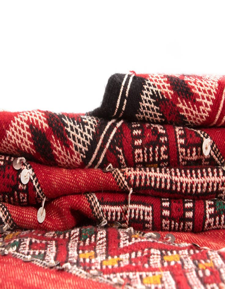 Detail image of  4' 7 x 6' 8 Zemour Kilim Rug