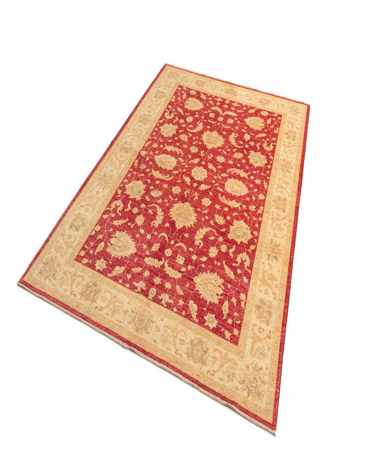 Detail image of  6' 9 x 9' 6 Ziegler Wool Rug