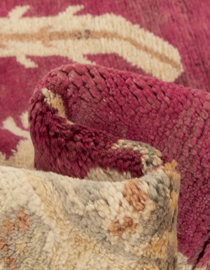 Detail image of  5' 3 x 7' 5  Hand Knotted Ziegler Wool Rug