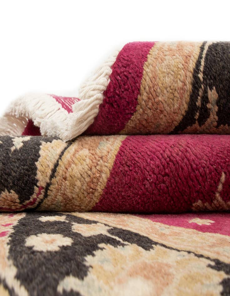 Detail image of  5' 3 x 7' 3  Hand Knotted Ziegler Wool Rug