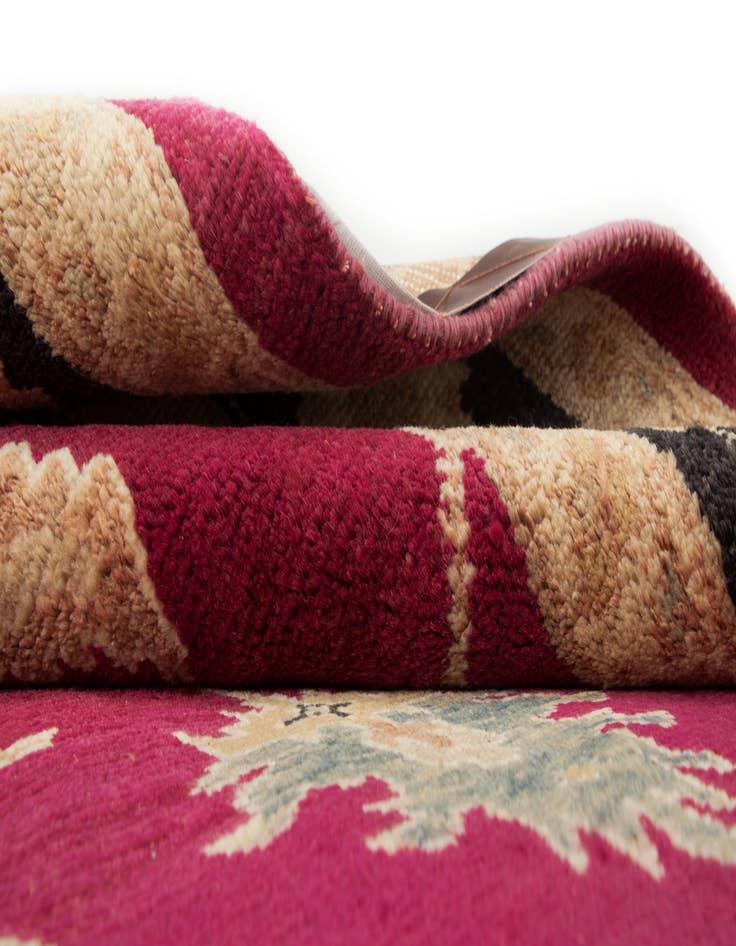 Detail image of  5' 3 x 7' 9  Hand Knotted Ziegler Wool Rug