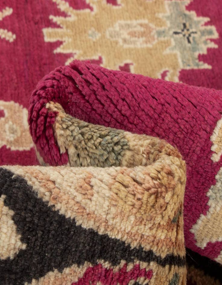 Detail image of  5' 3 x 7' 9  Hand Knotted Ziegler Wool Rug