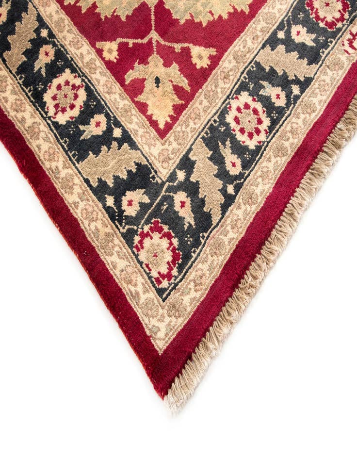 Detail image of  5' 1 x 7' 3  Hand Knotted Ziegler Wool Rug