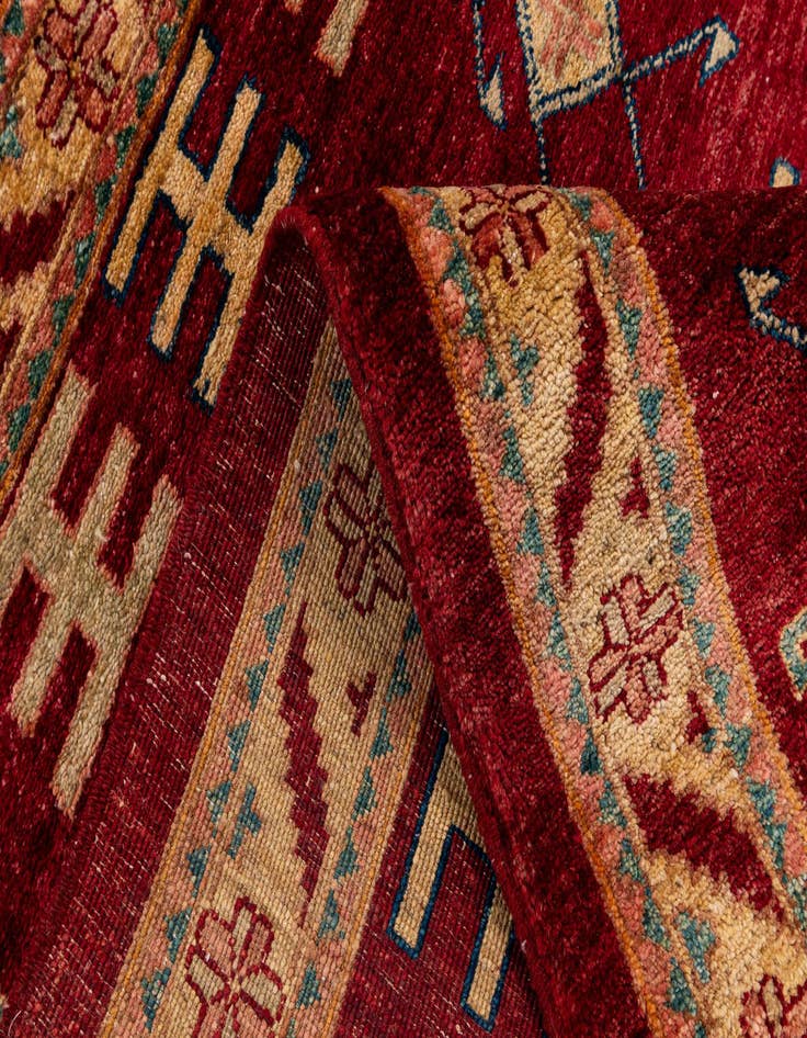 Detail image of  3' 3 x 4' 7  Hand Knotted Ziegler Wool Rug