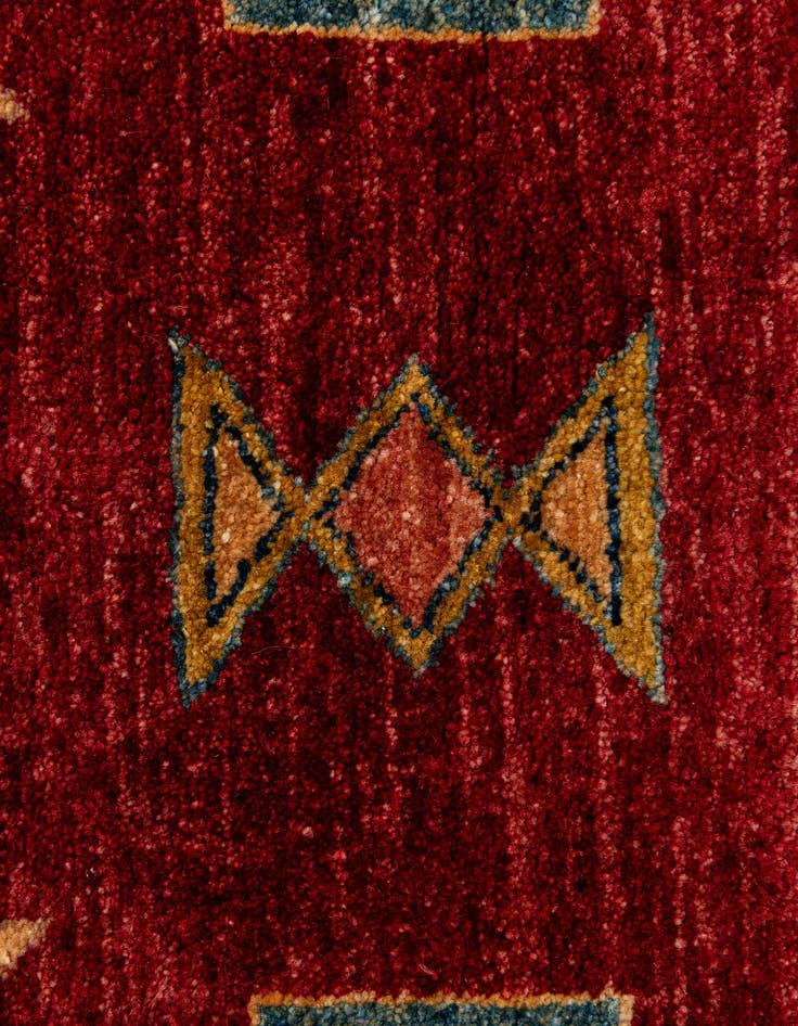 Detail image of  3' 5 x 4' 10  Hand Knotted Ziegler Wool Rug