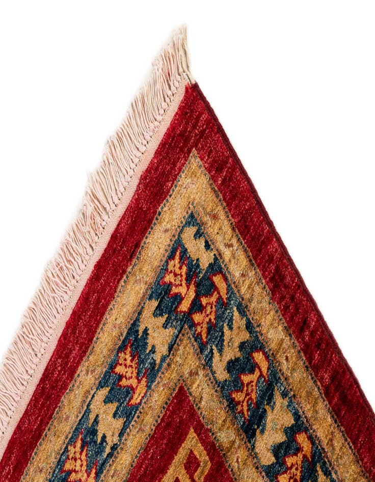 Detail image of  3' 3 x 4' 8  Hand Knotted Ziegler Wool Rug