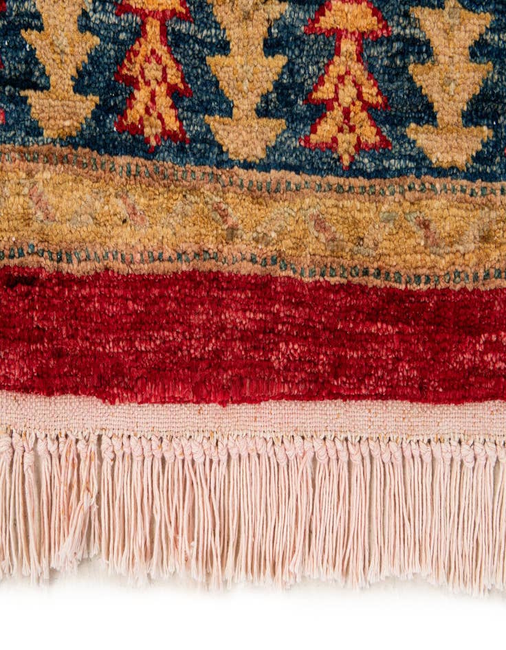 Detail image of  3' 3 x 4' 8  Hand Knotted Ziegler Wool Rug