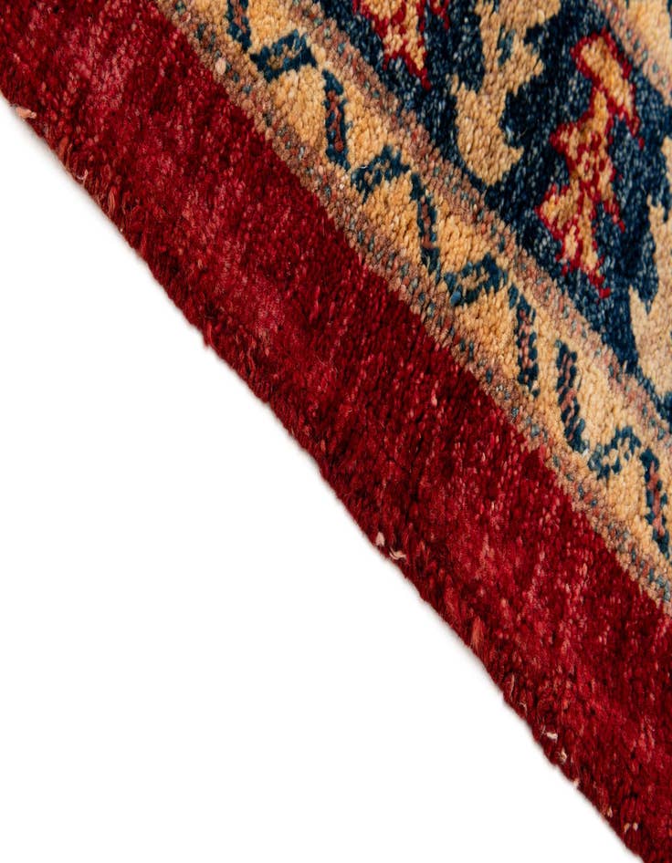 Detail image of  3' 5 x 4' 10  Hand Knotted Ziegler Wool Rug