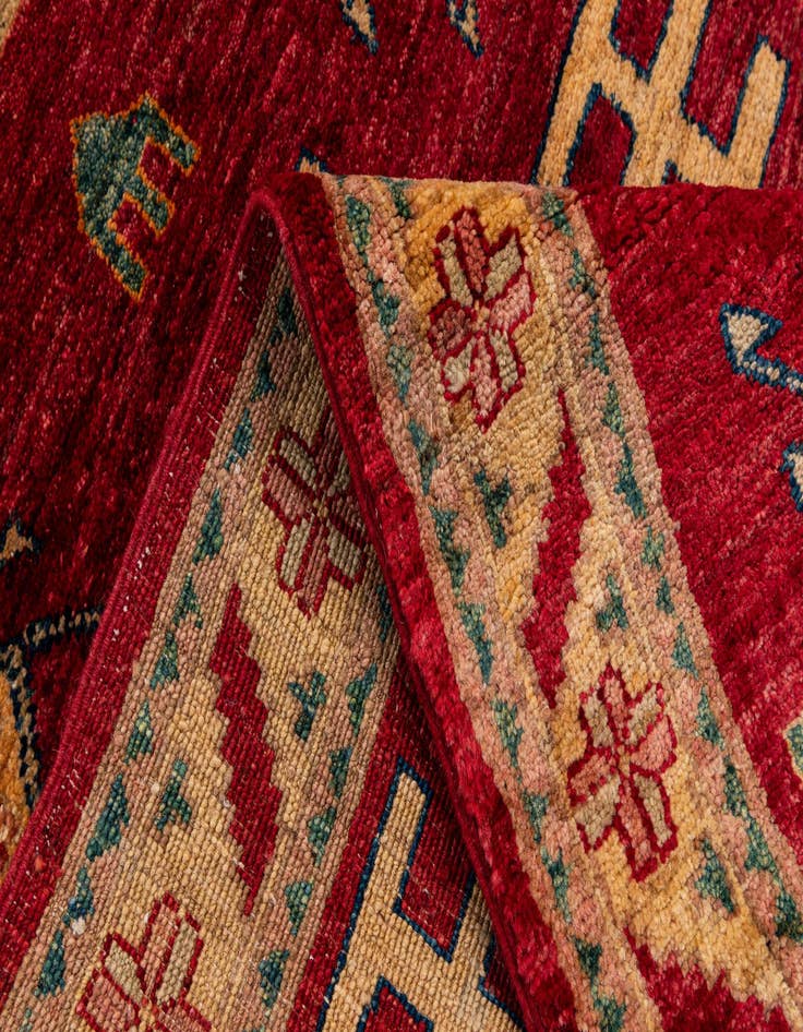 Detail image of  3' 3 x 5'  Hand Knotted Ziegler Wool Rug