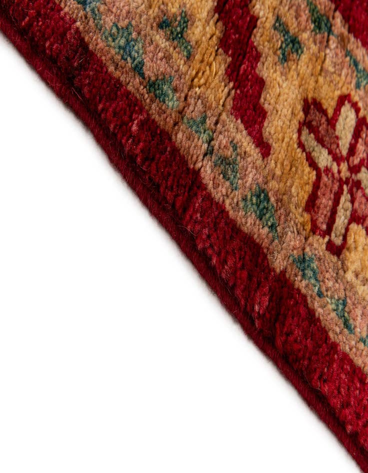 Detail image of  3' 3 x 5'  Hand Knotted Ziegler Wool Rug