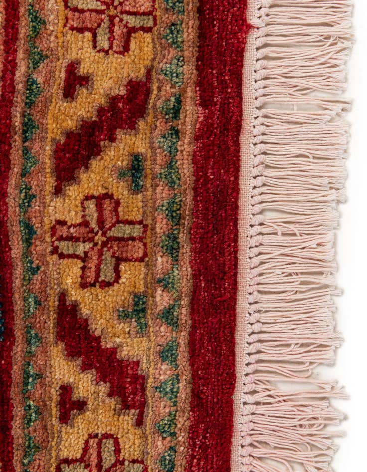 Detail image of  3' 3 x 5'  Hand Knotted Ziegler Wool Rug