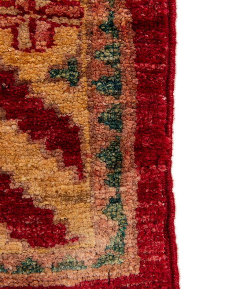 Detail image of  3' 3 x 5'  Hand Knotted Ziegler Wool Rug