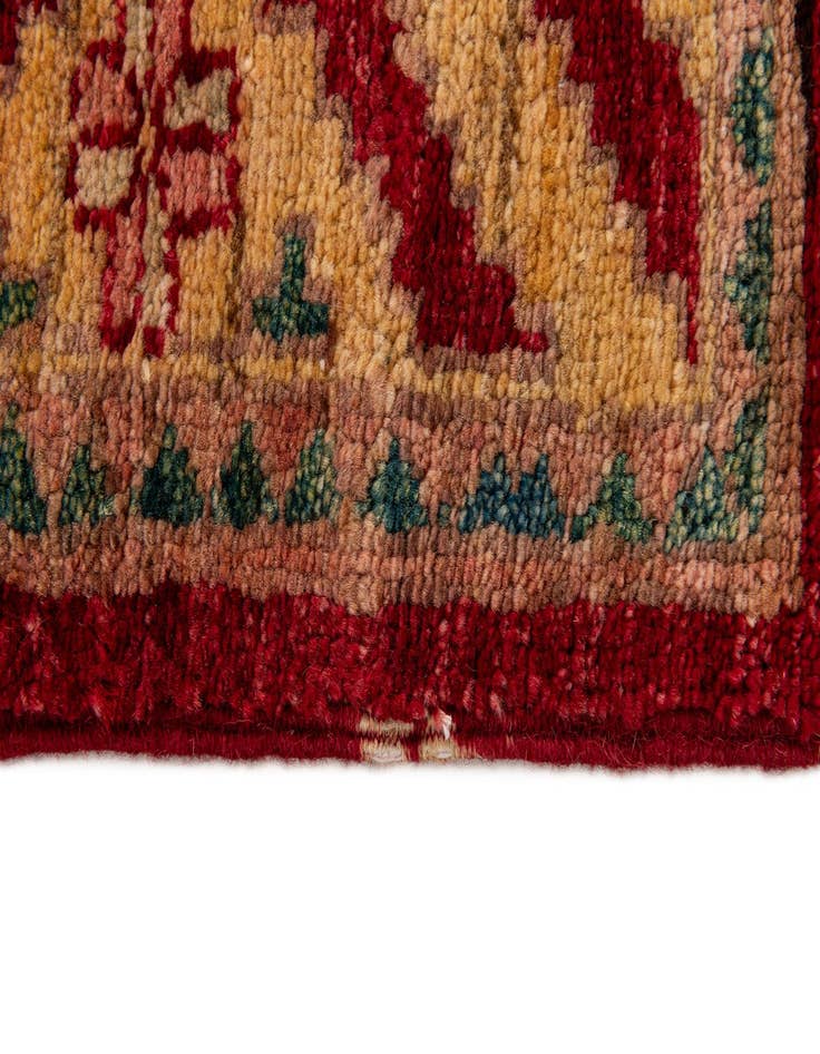 Detail image of  3' 3 x 5'  Hand Knotted Ziegler Wool Rug