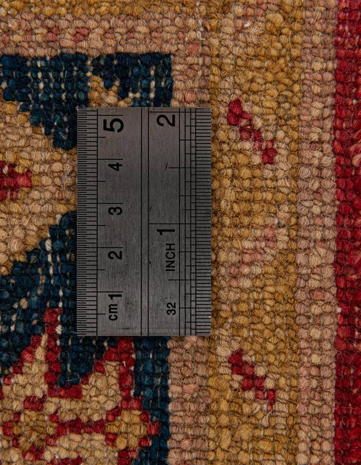 Detail image of  3' 5 x 5' 3  Hand Knotted Ziegler Wool Rug