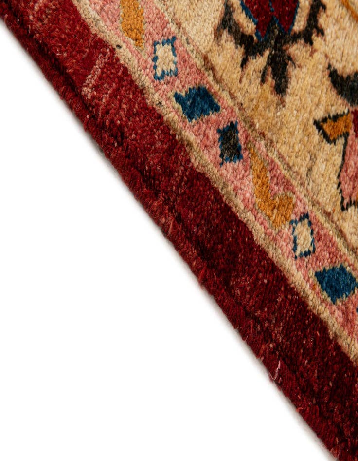 Detail image of  4' 11 x 6' 8  Hand Knotted Ziegler Wool Rug