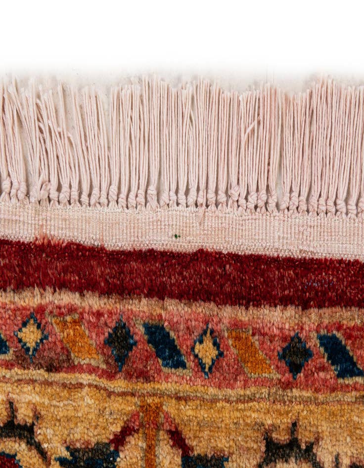 Detail image of  4' 11 x 6' 8  Hand Knotted Ziegler Wool Rug