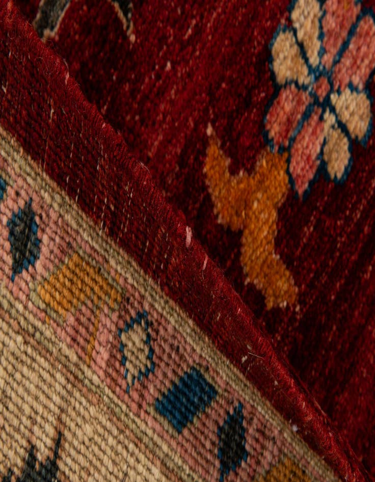 Detail image of  4' 11 x 6' 8  Hand Knotted Ziegler Wool Rug