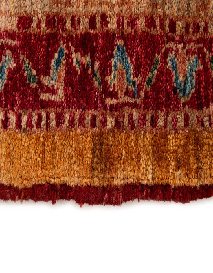 Detail image of  5' x 6' 10  Hand Knotted Ziegler Wool Rug