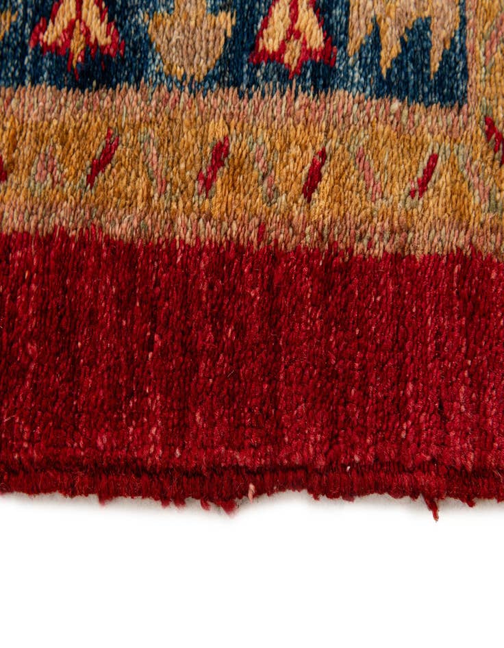 Detail image of  3' 5 x 5' 4  Hand Knotted Ziegler Wool Rug