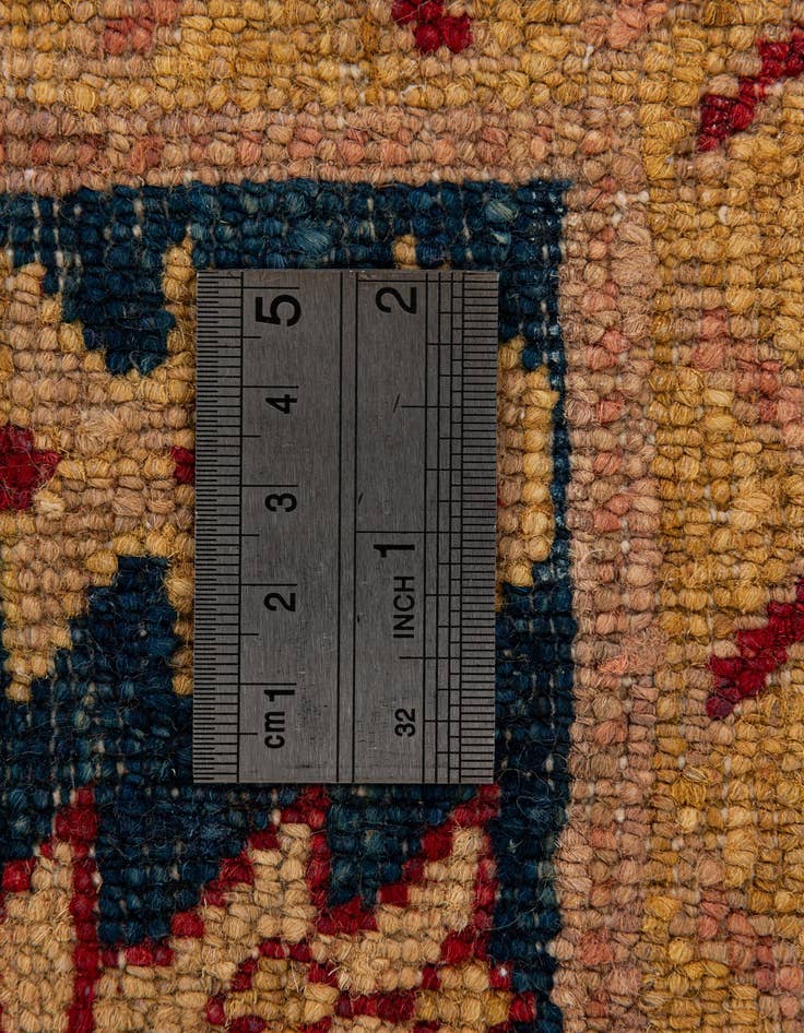 Detail image of  3' 5 x 4' 7  Hand Knotted Ziegler Wool Rug